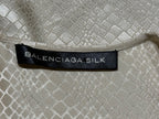 Balenciaga Silk by NICOLAS GHESQUIERE Cream Tank Blouse FR36 S , Vintage 2009