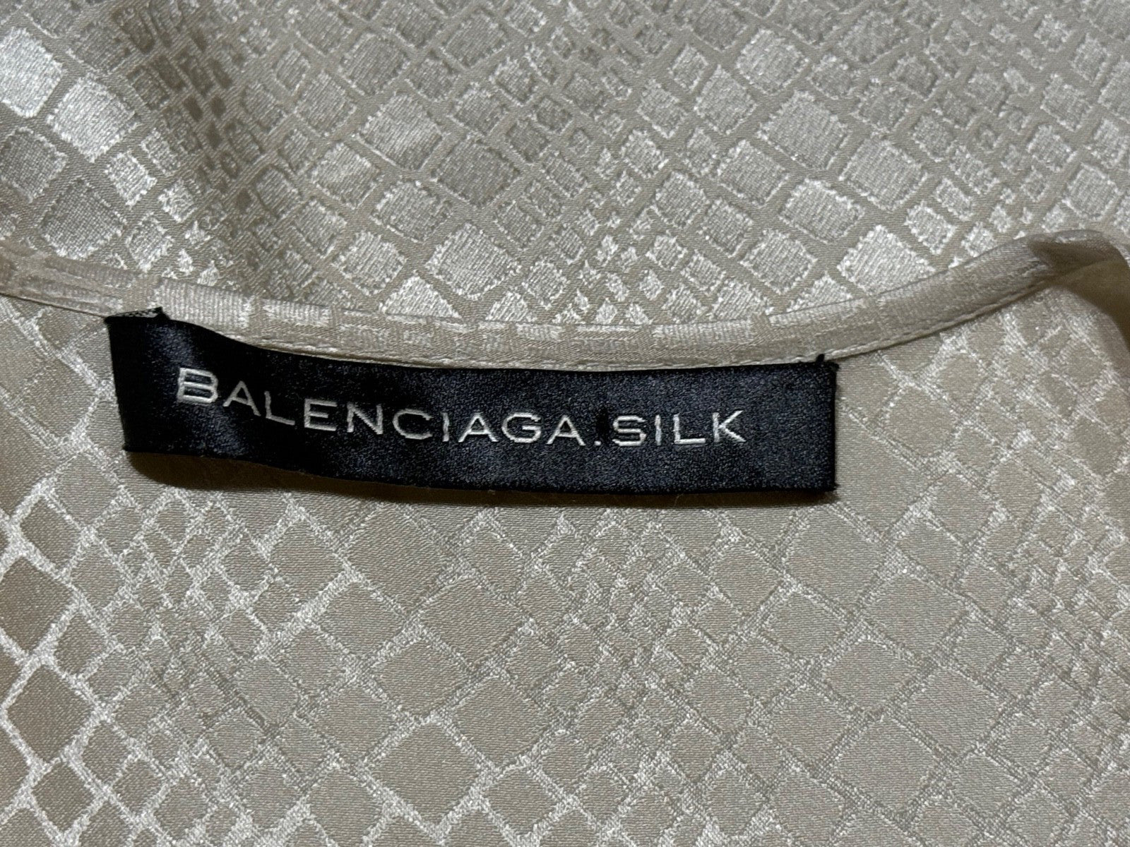 Balenciaga Silk by NICOLAS GHESQUIERE Cream Tank Blouse FR36 S , Vintage 2009