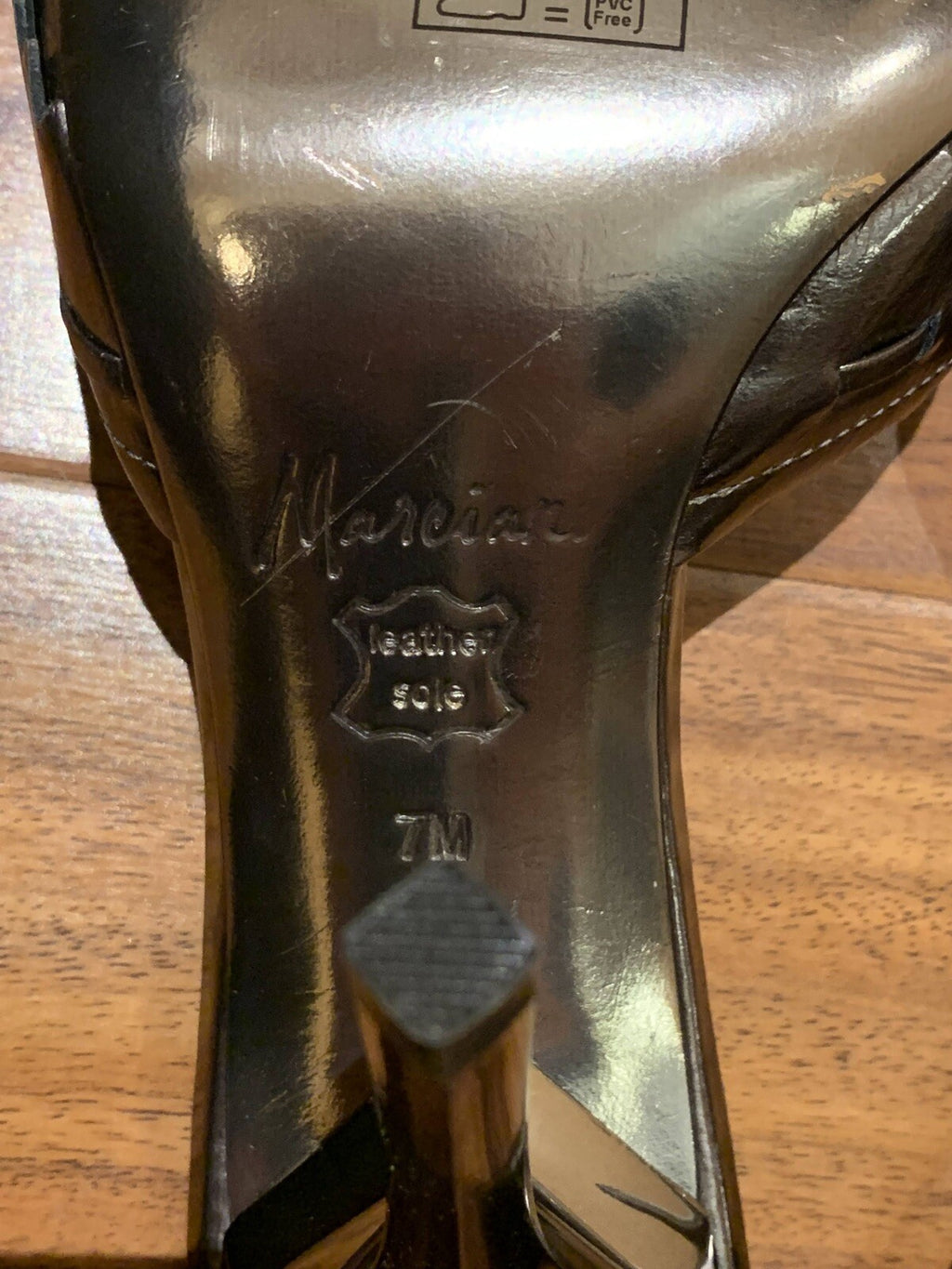 Marciano Leather Sole Women's Light Bronze Heels size 7M