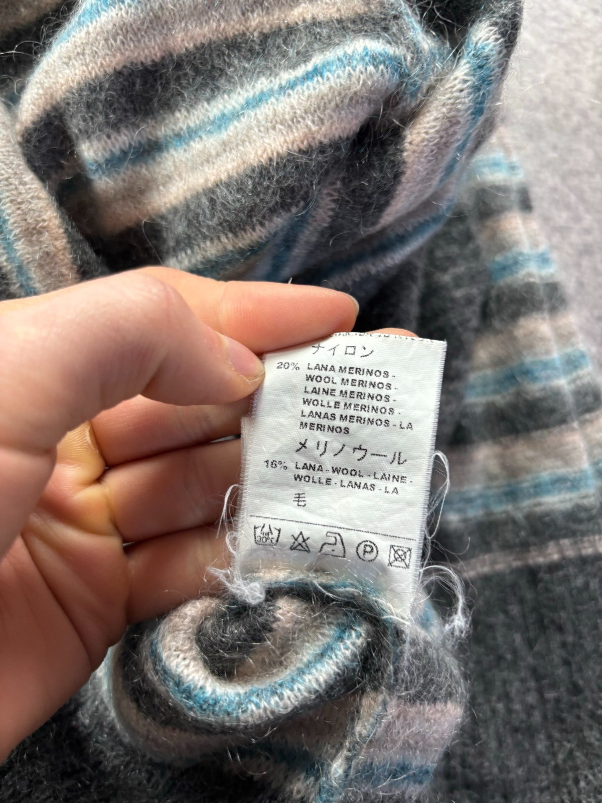 Missoni Striped Mohair Wool Turtleneck