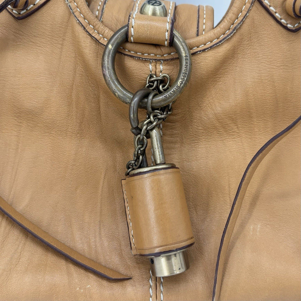 Francesco Biasia Vintage Handbag Tote Y2K Leather authentic From Japan