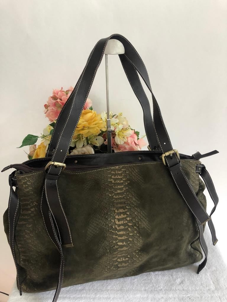 Cavalcanti Embossed Leather Tote Bag