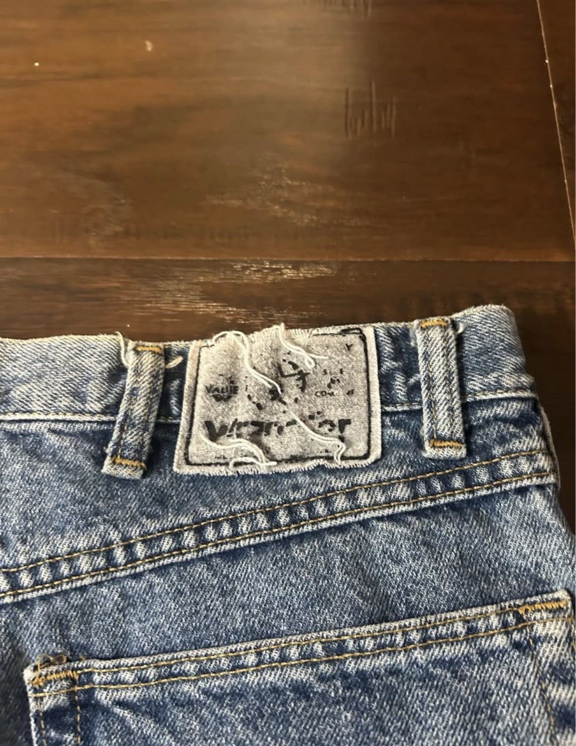 Wrangler Vintage Blue Denim Jeans 34x32