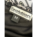 Y2K Evolution Not Revolution Midi Dress Asymmetrical Hem