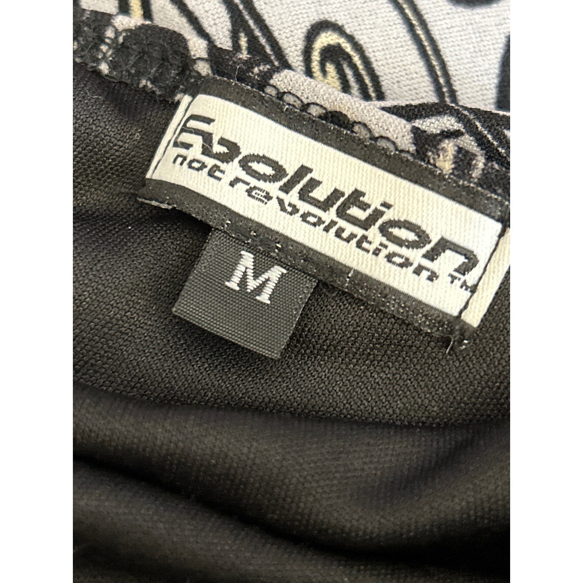 Y2K Evolution Not Revolution Midi Dress Asymmetrical Hem