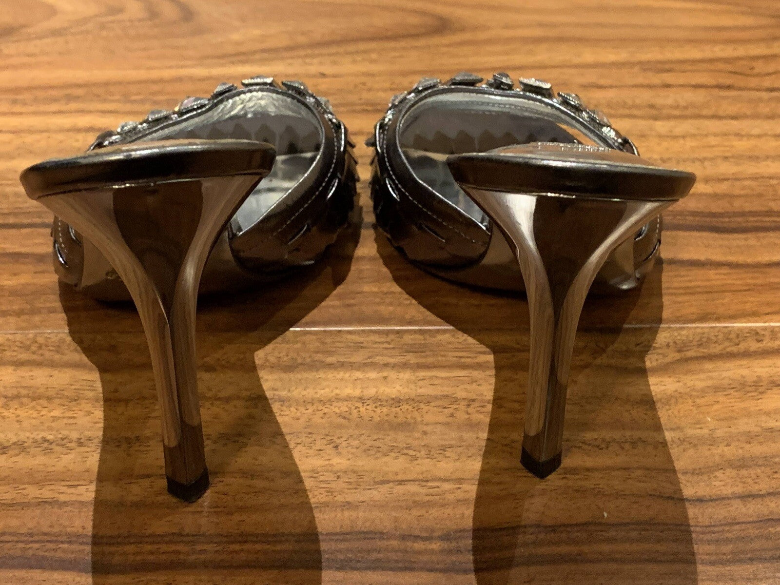 Marciano Leather Sole Women's Light Bronze Heels size 7M