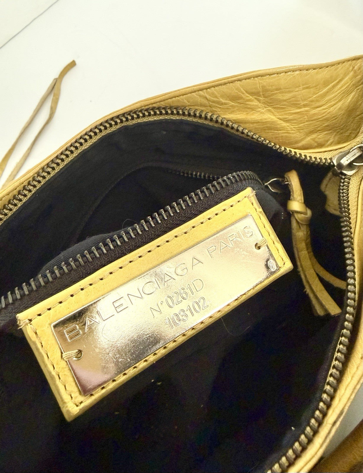 Balenciaga The City Mini 2Way Hand Bag Leather Y2K Vintage 90s Rare