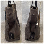 Rare Vintage Polo Ralph Lauren Large Pony Tote Navy black Canvas