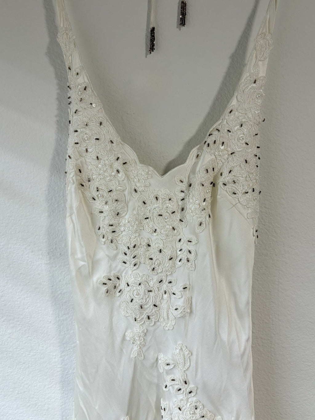 Vintage Sue Wong Nocturne Silk White Wedding Gown Sz 4