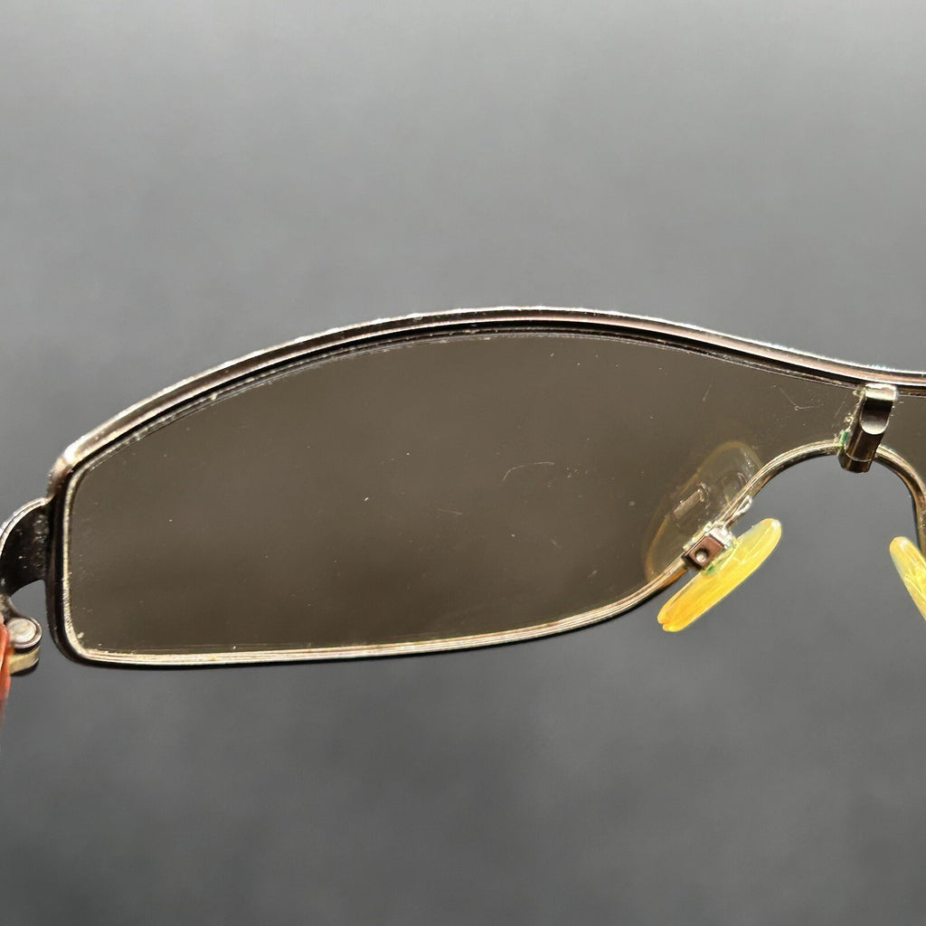 Chanel 4089 236/13 VTG Shield Sunglasses Brown Gradient Italy 120 Used w/ Ser. #