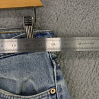 Vintage Levis 505 Jeans Mens 33x34 (32x33.5) Light Wash Straight Denim USA 90s