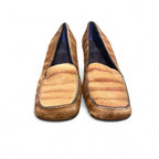 Vintage Fendi Ponyhair Square Toe Block Heels in good condition