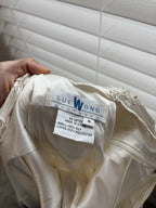 Vintage Sue Wong Nocturne Silk White Wedding Gown Sz 4