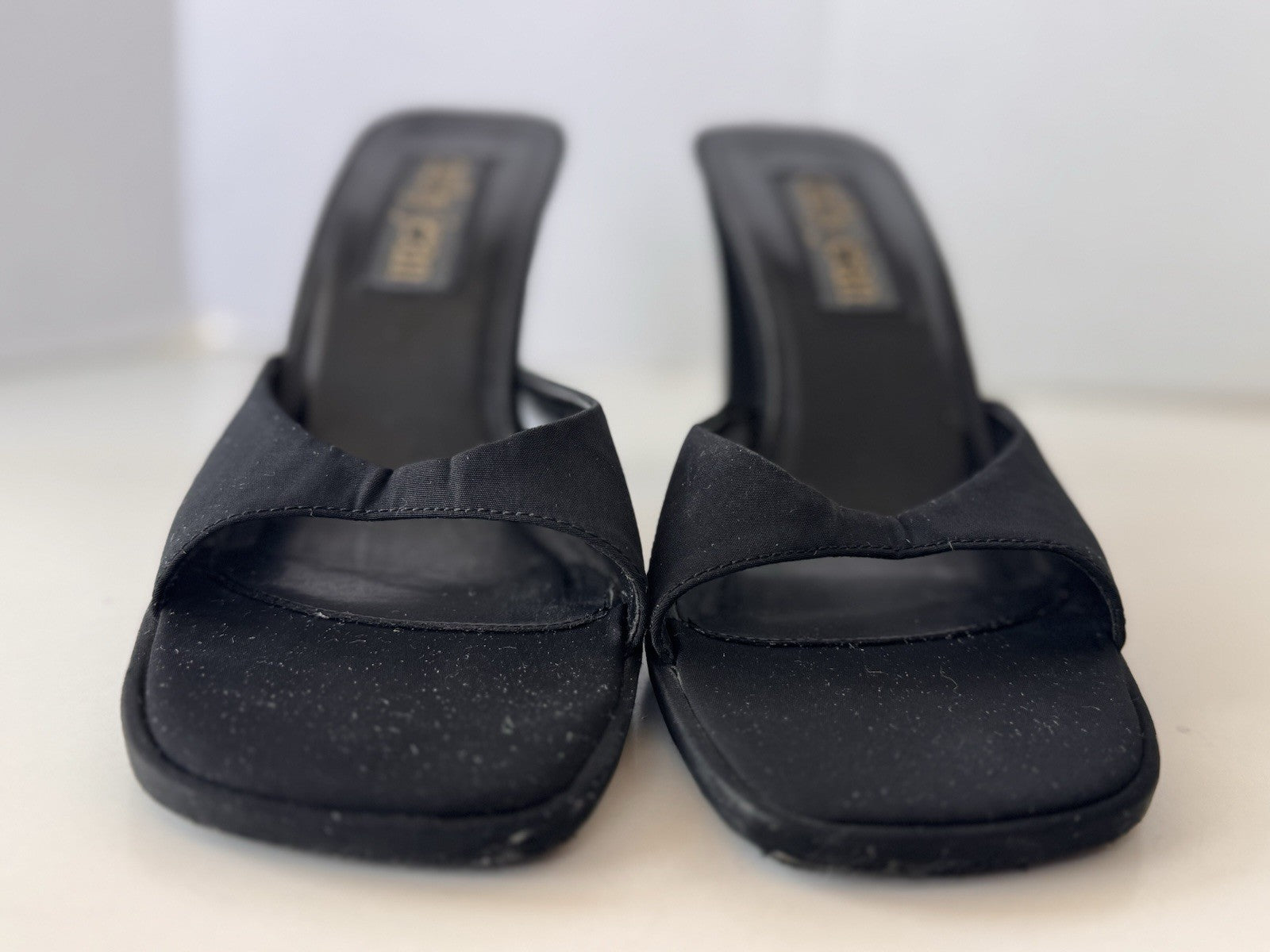 Vintage 90's Cathy Jean Black Slip On Heels