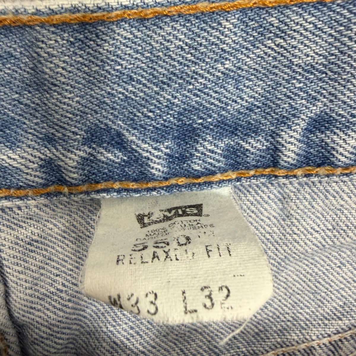 Levi's 1990s 550 Jeans Light Wash 33x32