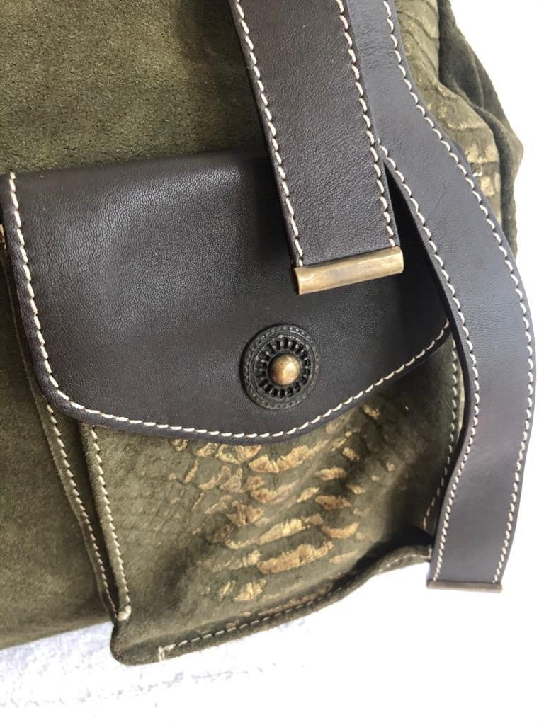 Cavalcanti Embossed Leather Tote Bag