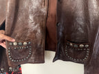 Vintage Double D Ranchwear Studded Leather Jacket Small