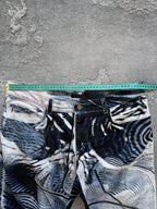 Vintage 2000's Roberto Cavalli Abstract Psychedelic Print Jeans Pants sz XL