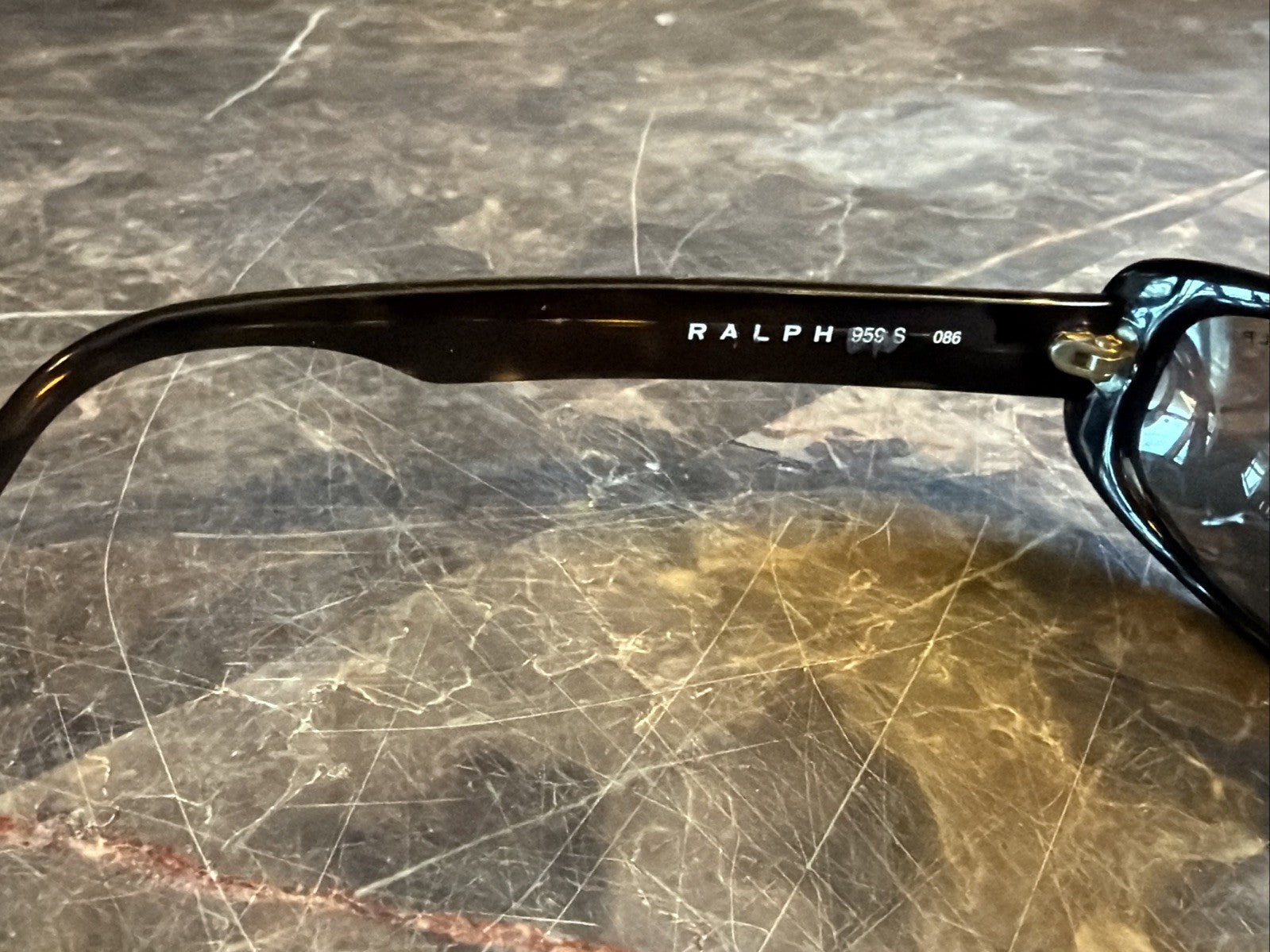 VTG Ralph Lauren Tortoise Oval Sunglasses 959 S 086 50 17 135  / A085