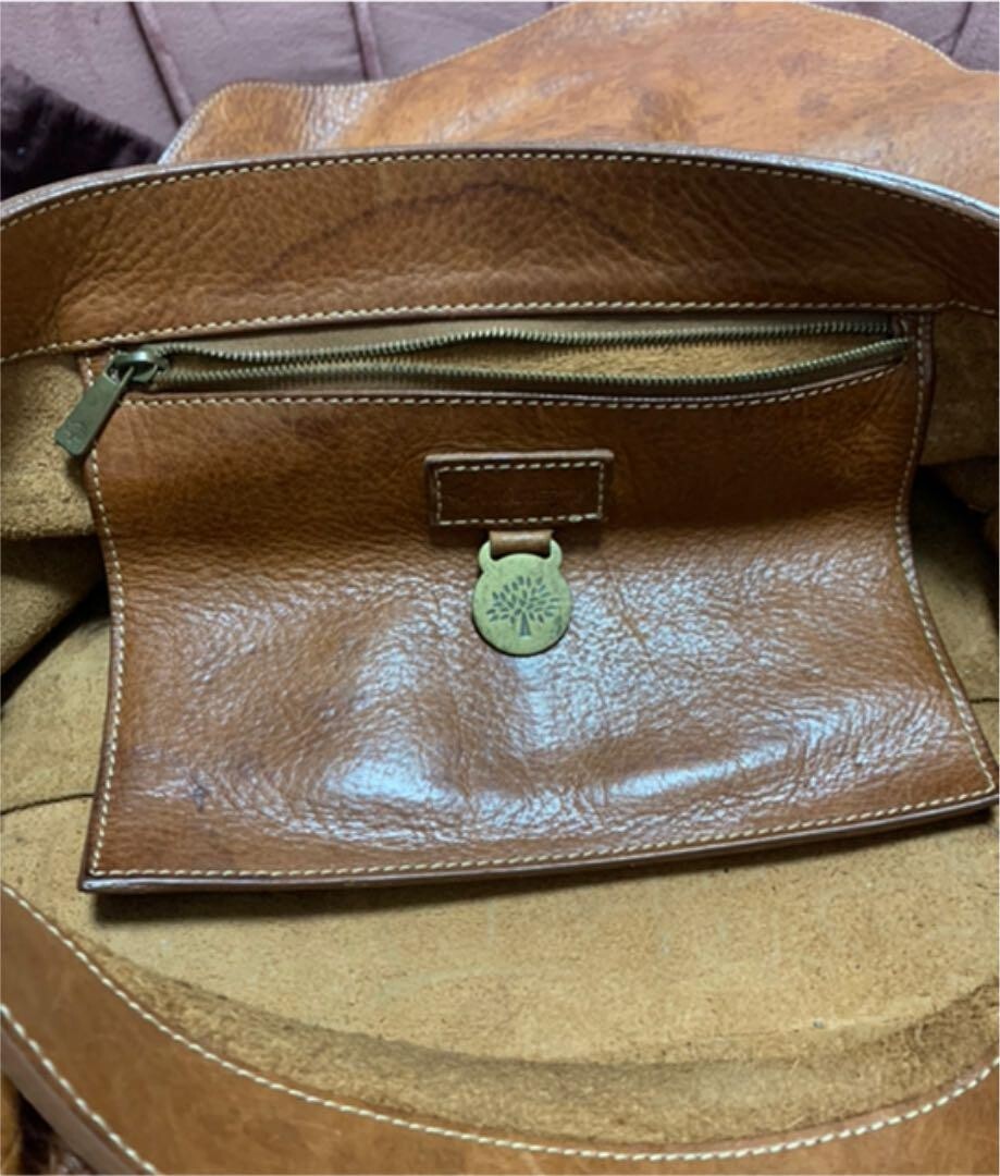 Mulberry Vintage Leather Shoulder Bag Brown