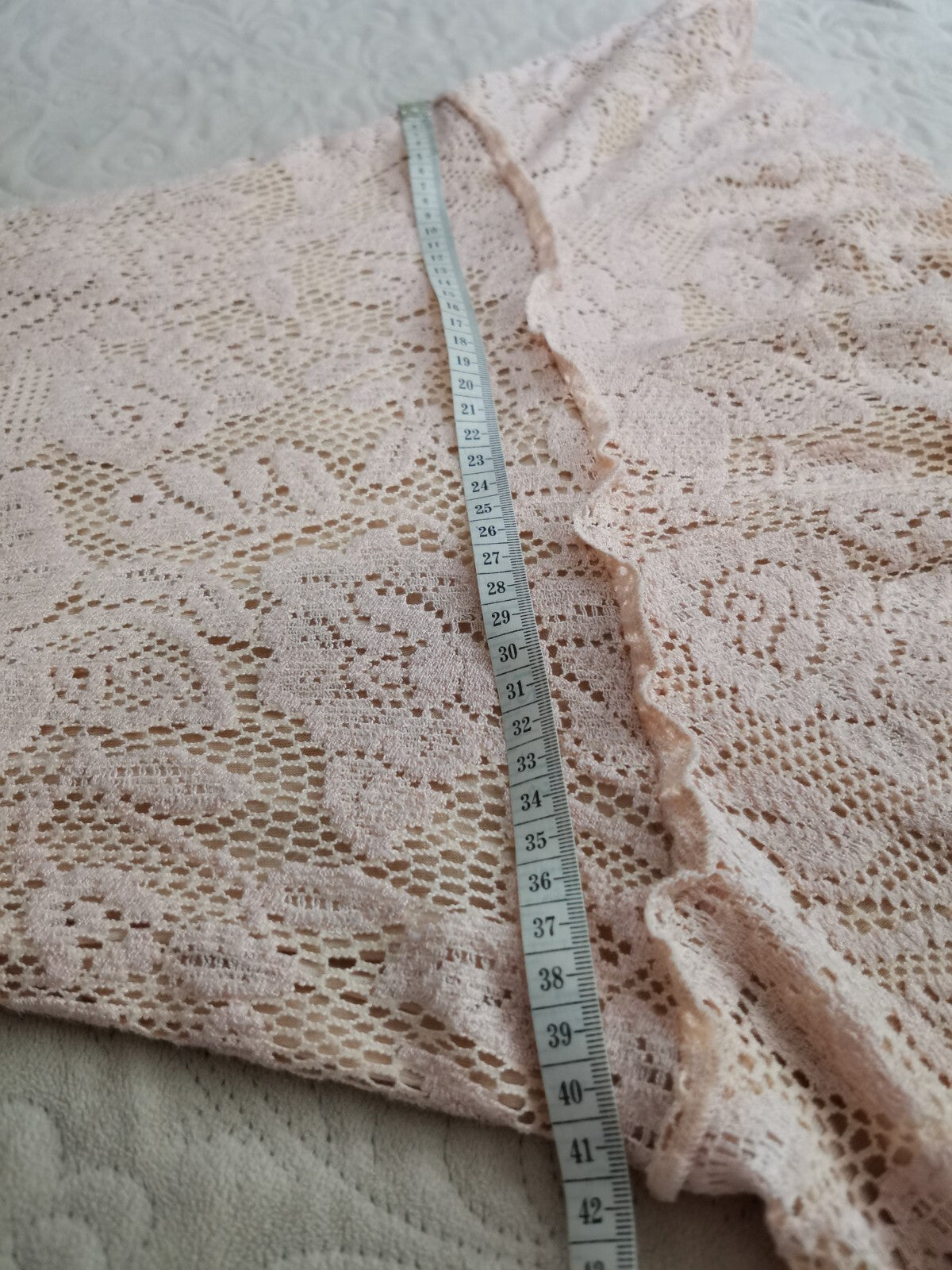 🆓US🛃 Dolce&Gabbana vintage powder-pink lace dress IT 38