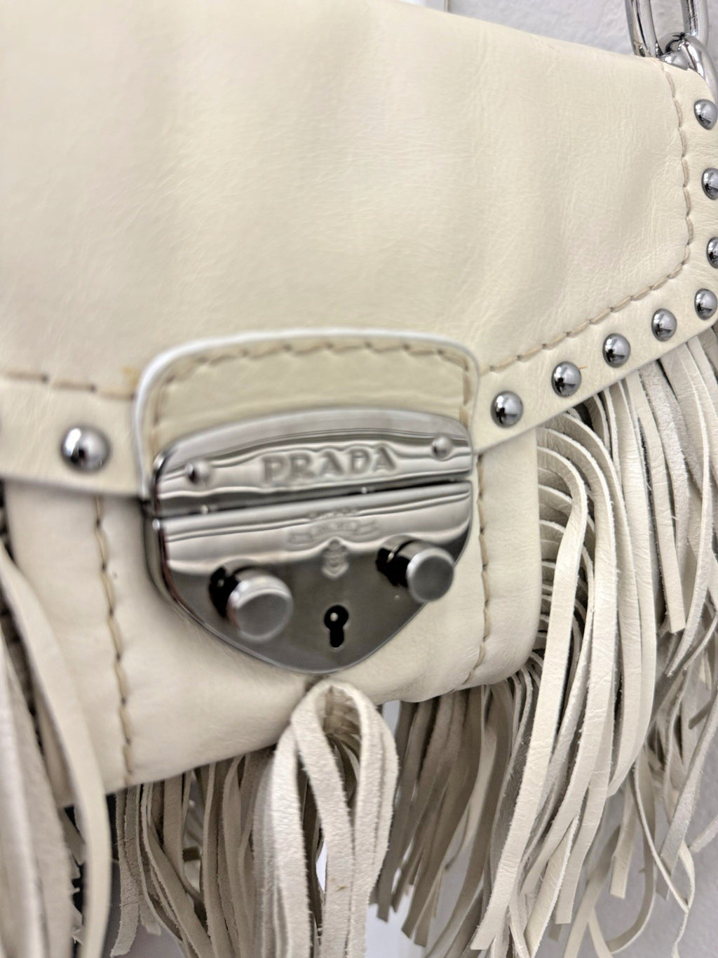 Authentic Prada Fringe Handbag as Seen on Ella Langley  "Choosin' Texas"  Video
