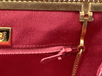 Judith Leiber Clutch Snakeskin RASPBERRY PINK Evening Bag Shoulder Vintage 1980s