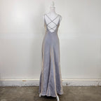 Jump 1990s Purple Metallic Iridescent Formal Gown Size 5-6