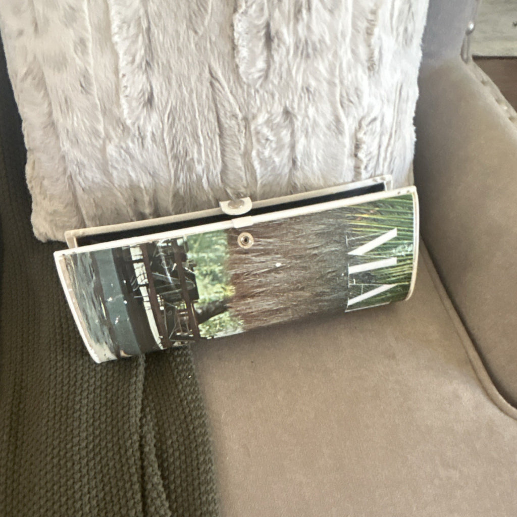 Vintage Clutch with April 1976 Madame Germany Magazine Cover