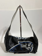 Dolce & Gabbana Black Leather Team Print Bag