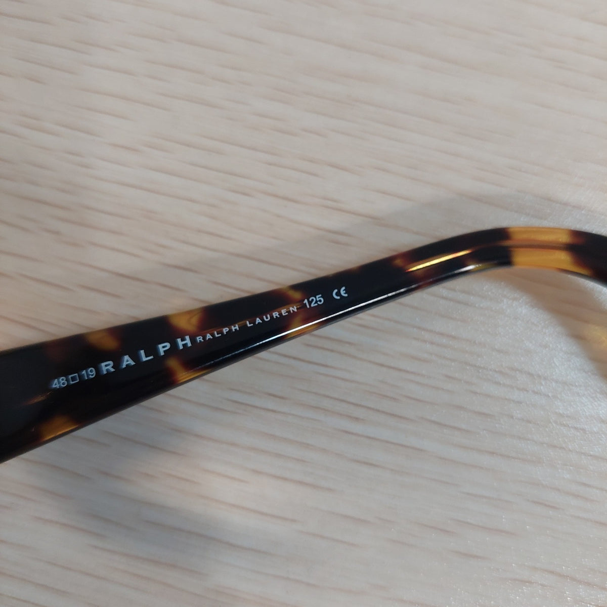 Vintage Ralph Lauren Tortoise Oval Sunglasses 90s