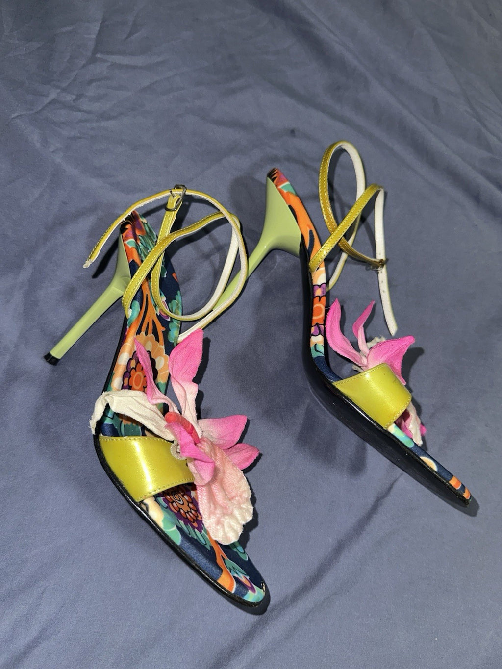 Vintage Floral Casadei Heels
