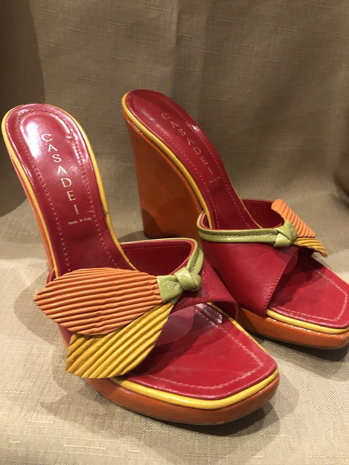 Casadei Vintage Platform Shoes Size 38