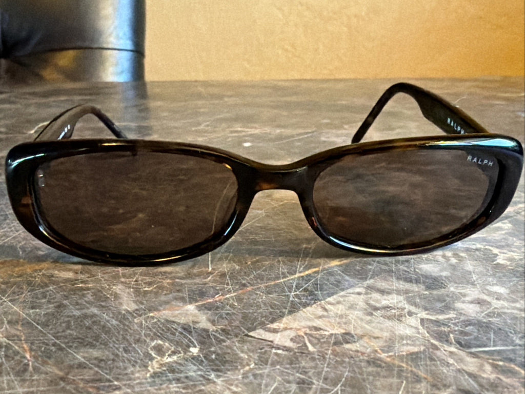 VTG Ralph Lauren Tortoise Oval Sunglasses 959 S 086 50 17 135  / A085