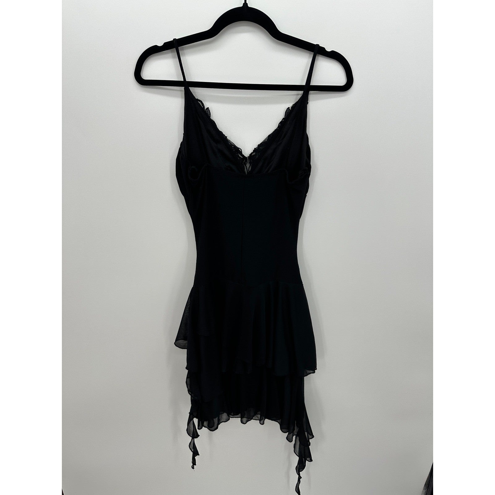 Vintage Taboo Black Lace Sequin Dress