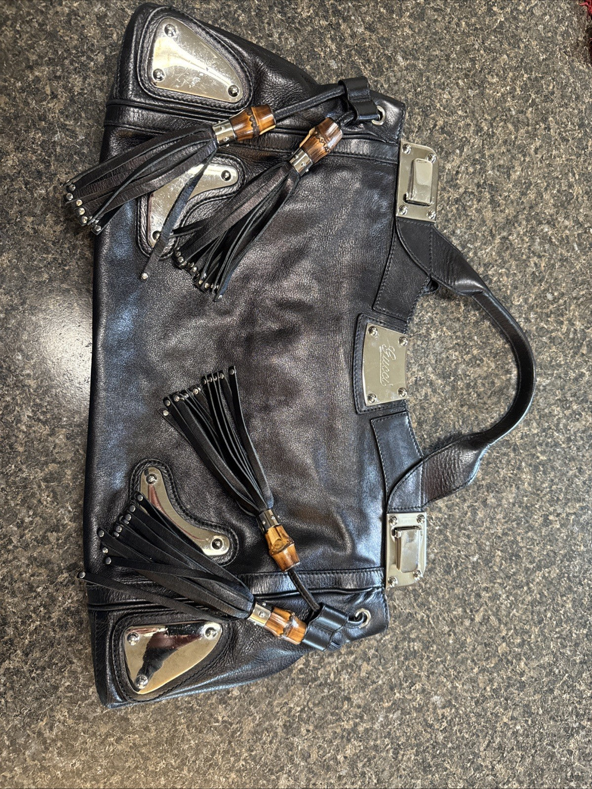 Gucci  Leather Indy Hobo Bag