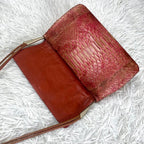 Bottega Veneta Embossed Python Leather Shoulder Bag