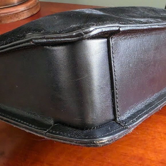 Coach West End Medium Hobo Black Haircalf Leather Shoulder Bag