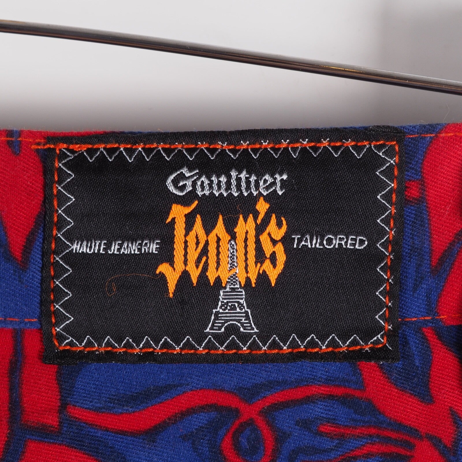 Jean Paul Gaultier Vintage Women Sexy Hot Denim Floral Crazy Shorts M US10 90s