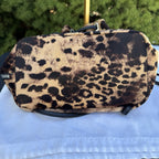 Simone Camille Vintage Calf Hair Leather Drawstring Shoulder Bag