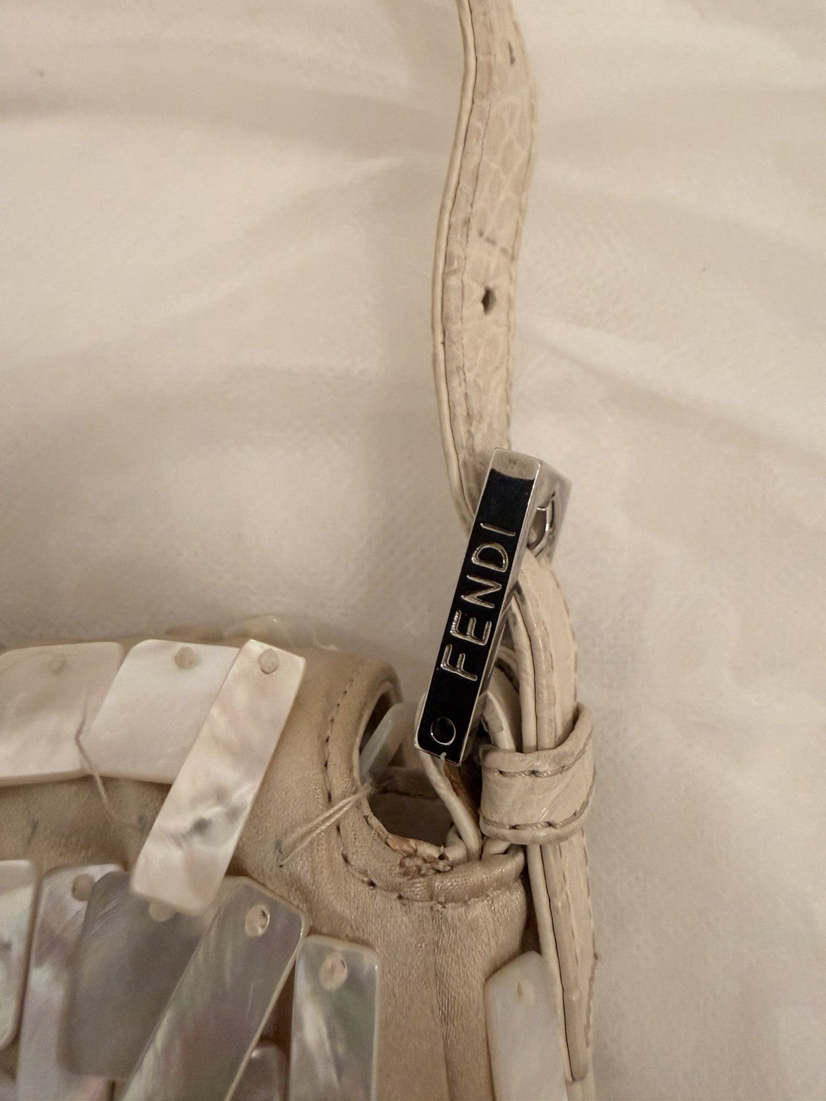 Fendi Mother of Pearl Baguette
