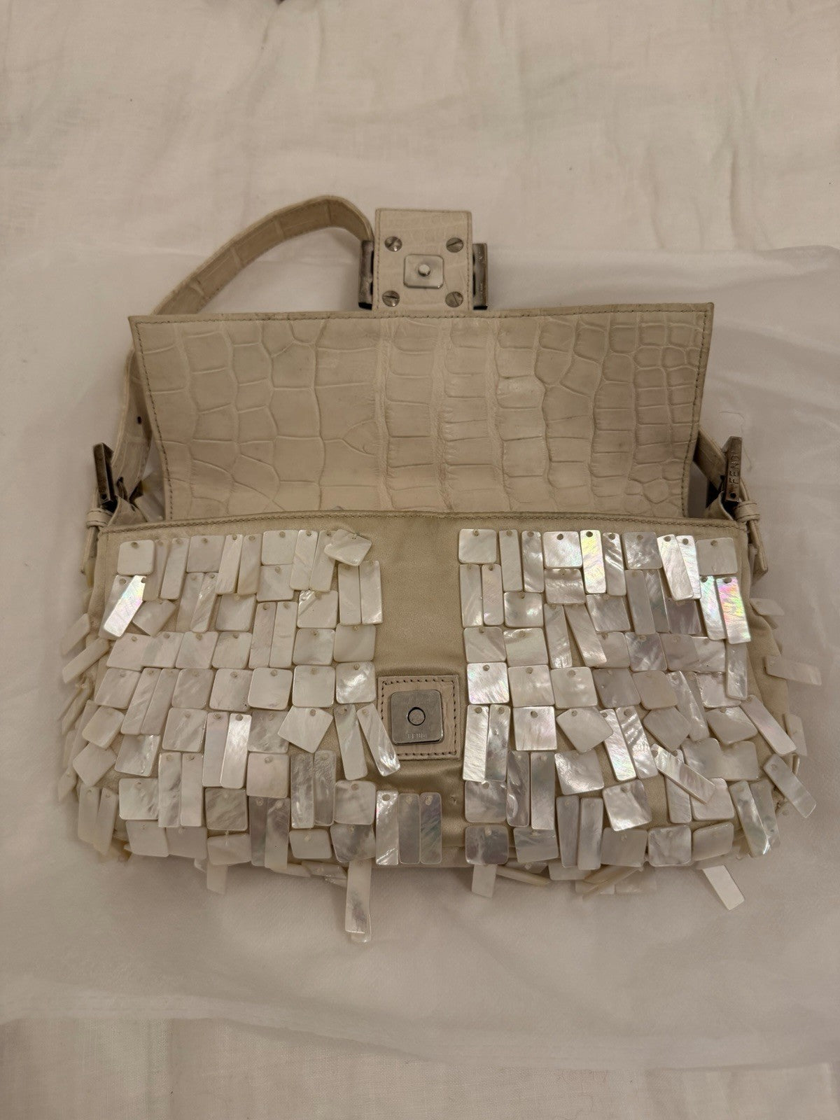 Fendi Mother of Pearl Baguette