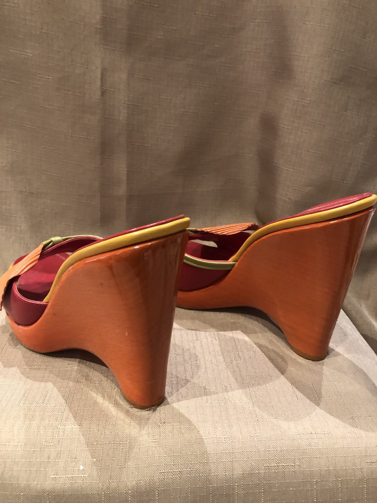 Casadei Vintage Platform Shoes Size 38