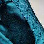 Gucci New Velvet Ashmir GG Monogram Small Jackie 1961 Hobo Velvet Peacock