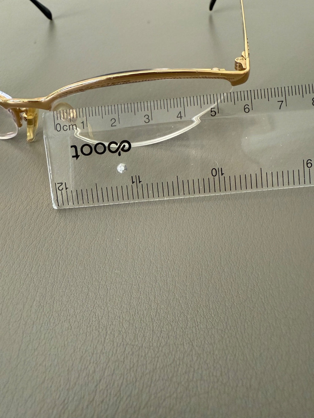 Gianfranco Ferre 1990's VINTAGE Cat Eye Sunglasses 191/S 012 Gold Half Rim