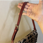 Vintage Pony hair Fendi Baguette Shoulder Bag