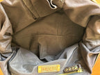 Be&D Studded Garbo Handbag Brown Lambskin