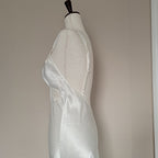 Vintage Victorias Secret Ivory Slip Dress Womens Size M Sequins Lace Bridal Y2K