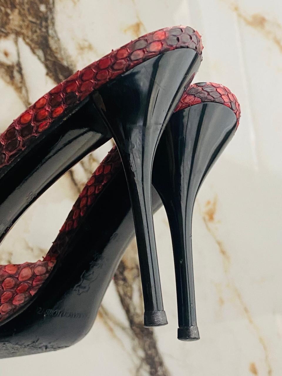 Gianmarco Lorenzi Italian Women Mules Nice Shoes High Heels Size 38
