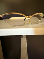 Gianfranco Ferre 1990's VINTAGE Cat Eye Sunglasses 191/S 012 Gold Half Rim